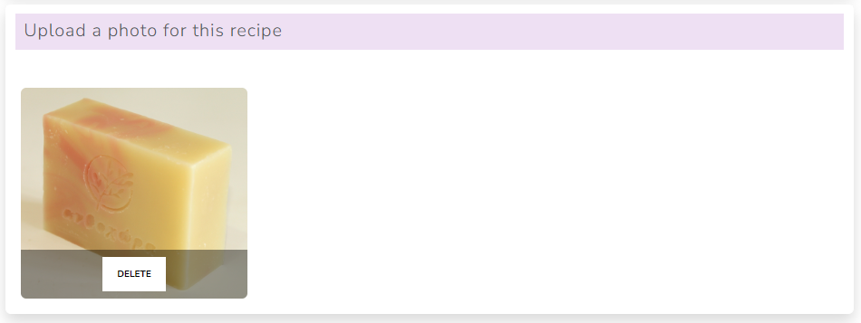 The Cosmetics Lab Soap Calculator - recipe title and notes